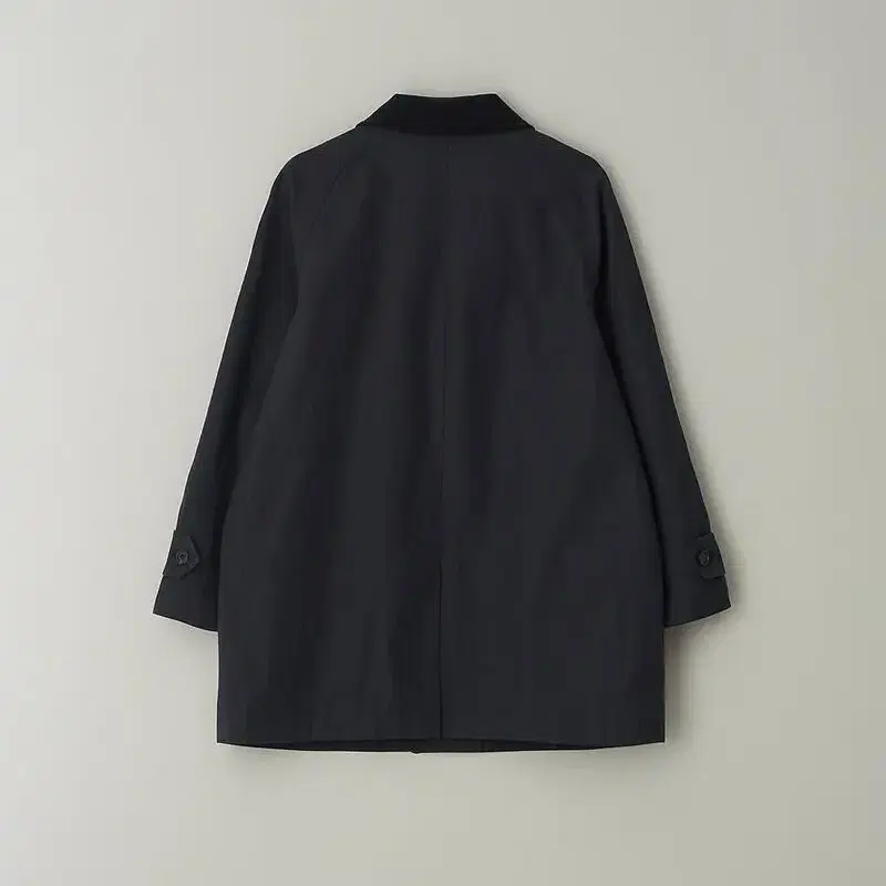 (새상품) L'EAU(로우) Brit half coat_black