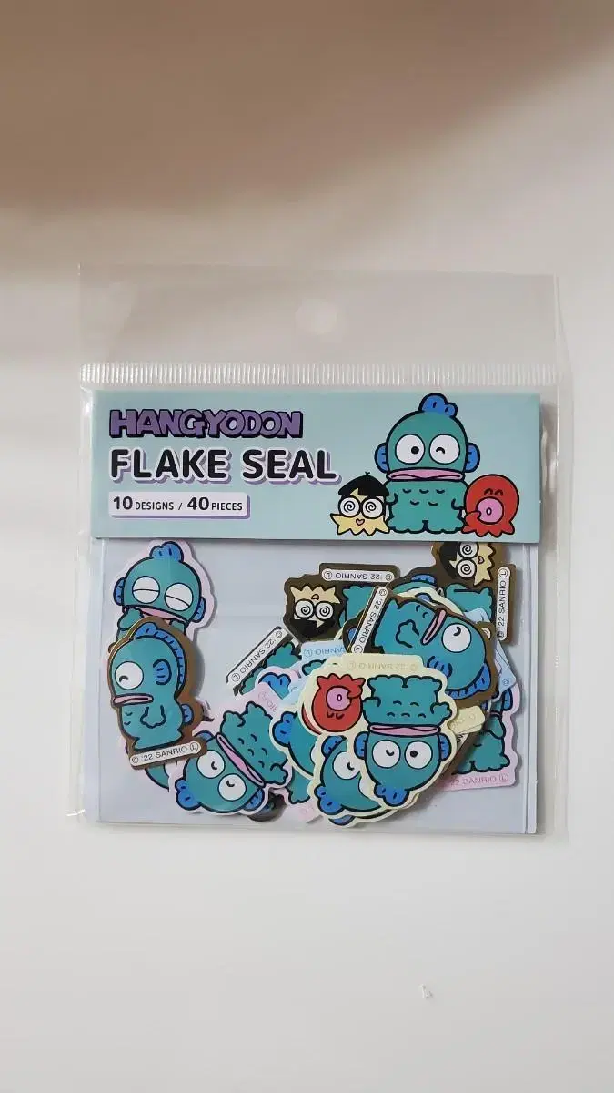 일본 산리오 정품)한교동 플레이크 씰  flake seal