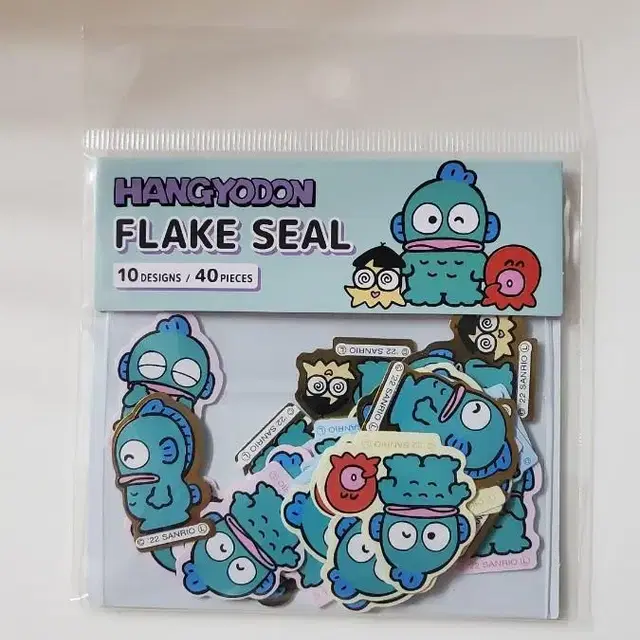 일본 산리오 정품)한교동 플레이크 씰  flake seal