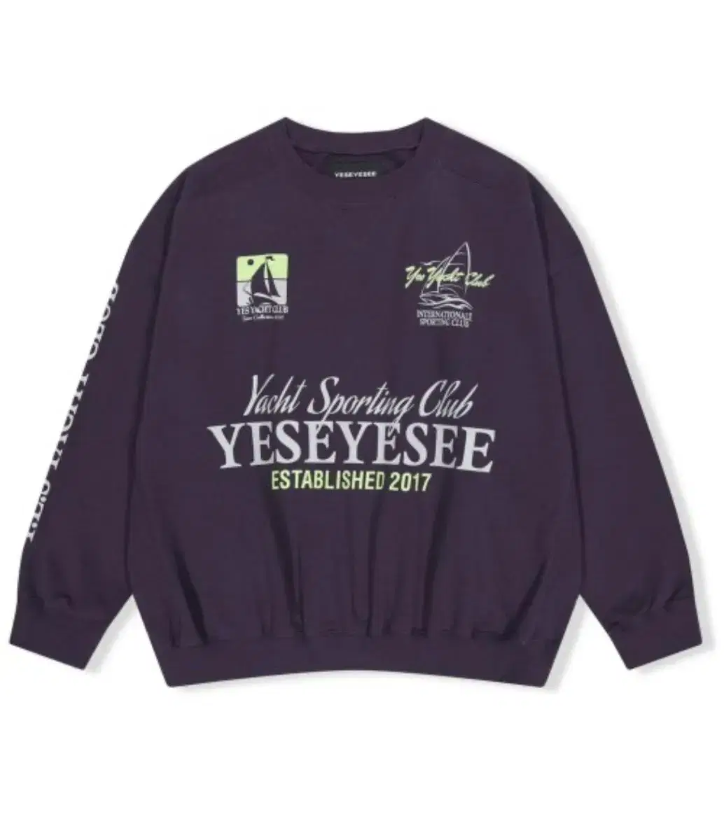 Y.E.S Yacht Sweatshirt Deep Purple