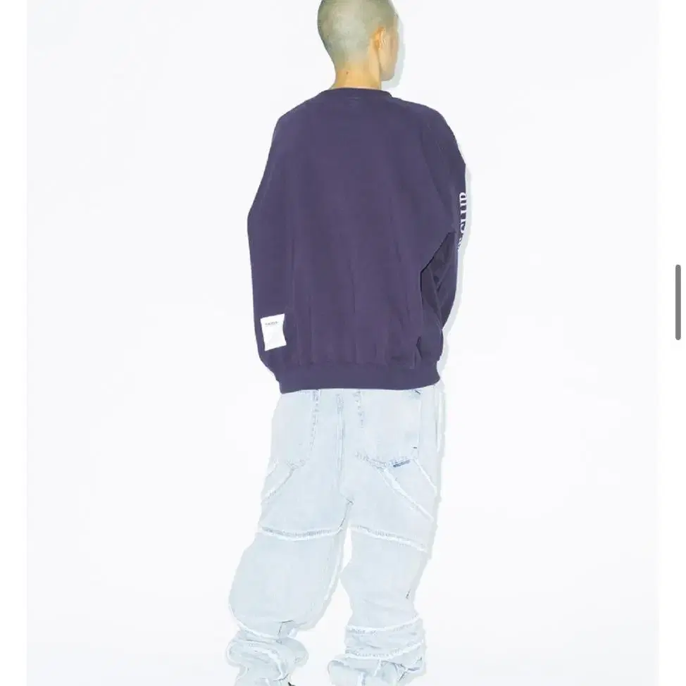 예스아이씨 Y.E.S Yacht Sweatshirt Deep Purple