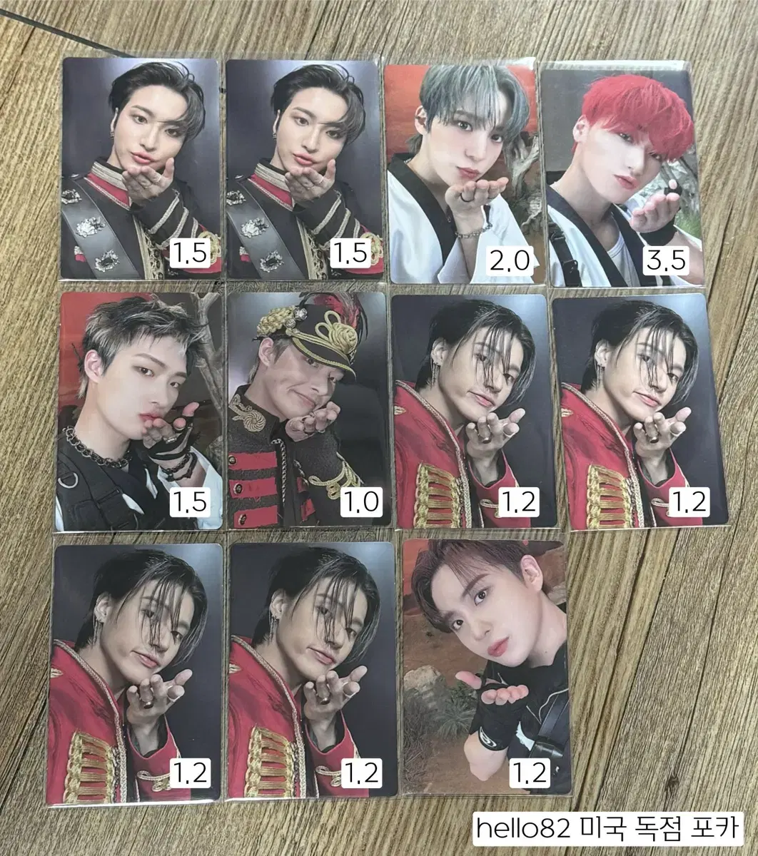 ateez photocard wts hello82 hello82 US only interasia pola sign polaroid