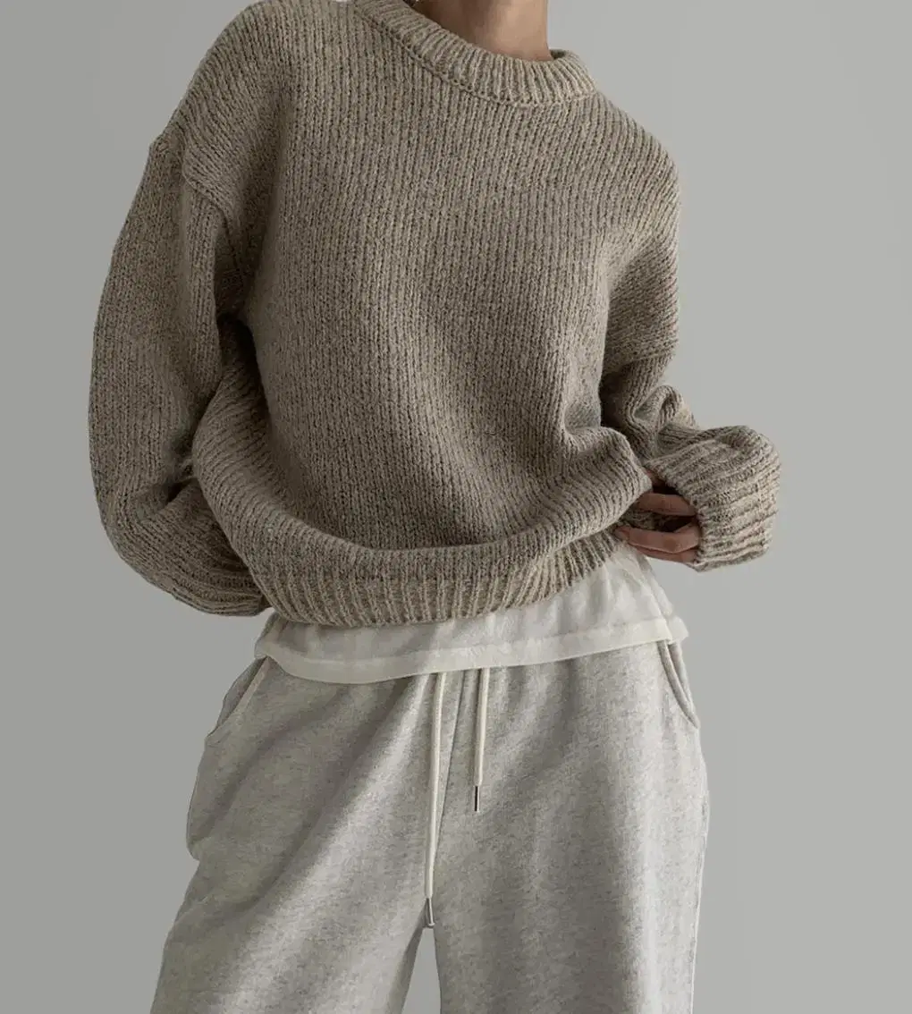 Autumnal Rum Beige Knit