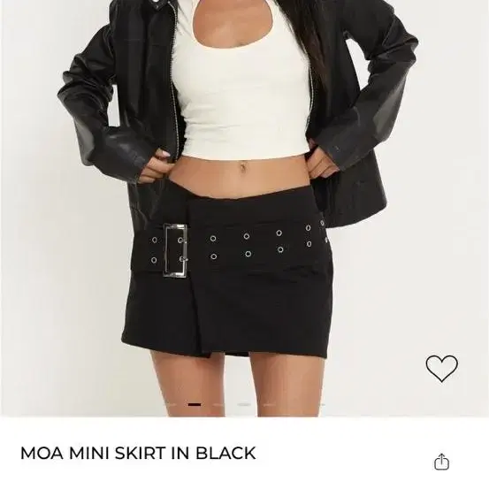 MOA MINI SKIRT IN BLACK