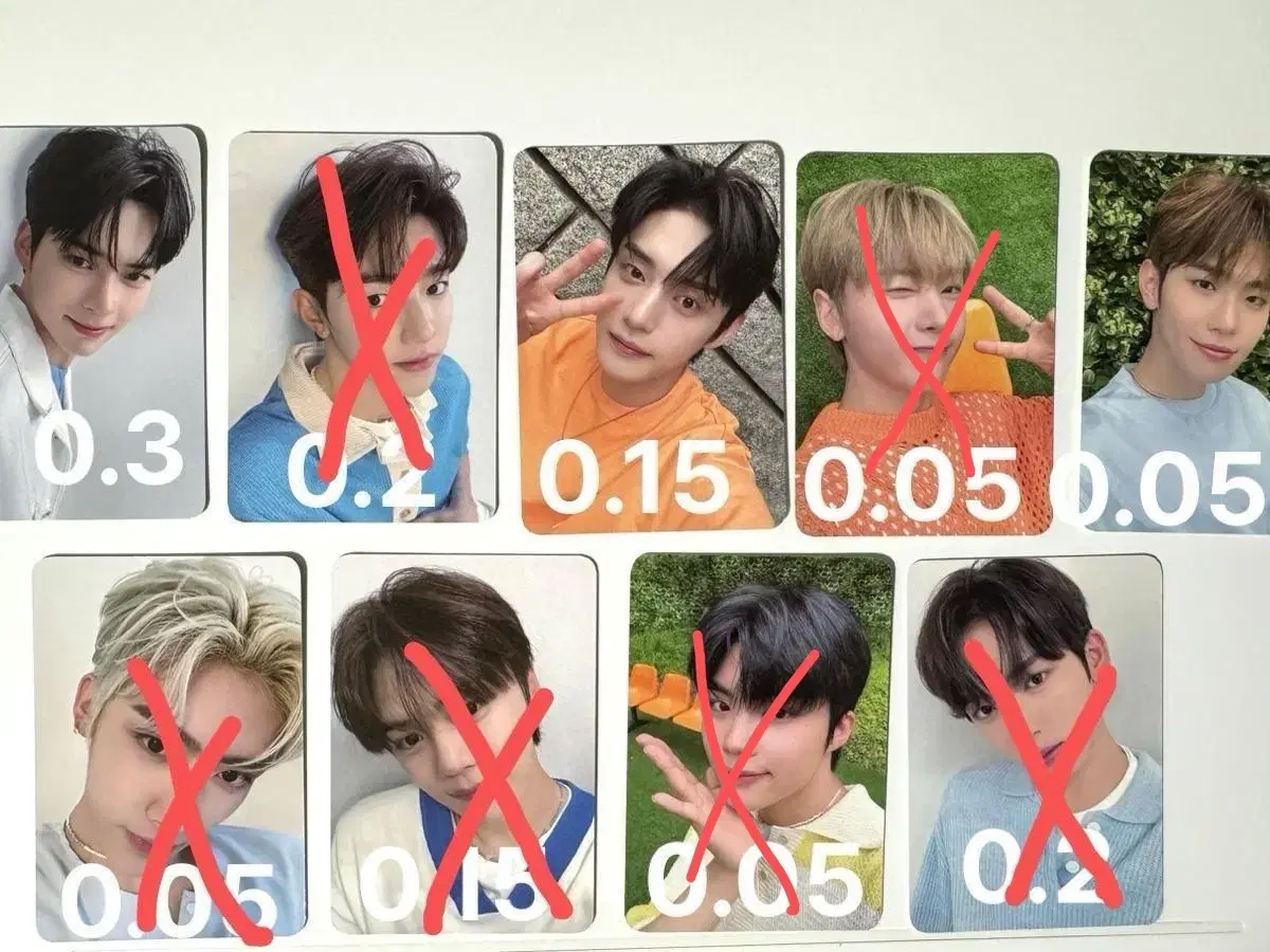 Zerobaseone BringGreen photocard wts Sung HanbinJang HaoKim GyuvinHan YujinKim JiwoongRicky Park Gunwook