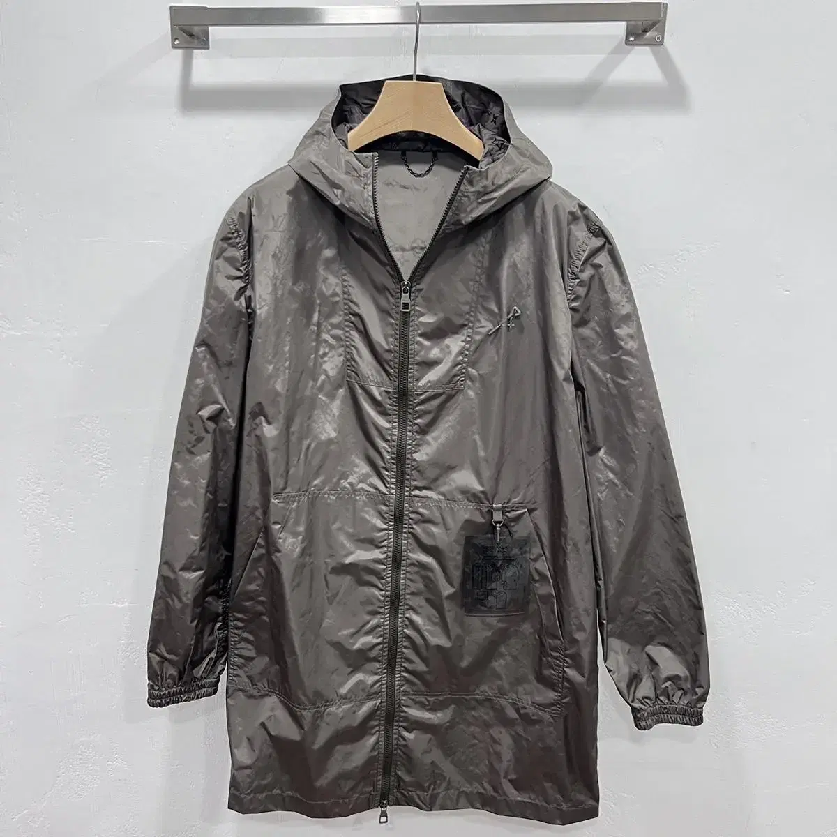 Louis Vuitton Monogram Long Windbreaker / 52