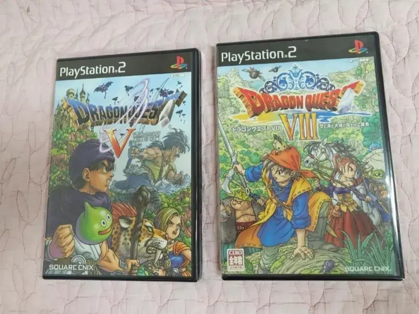 PS2 Dragon Quest 5 and 8 sold for collectors