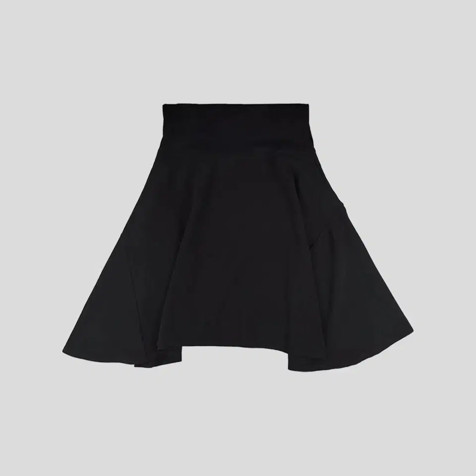 GOLD JAPAN Black Incised Big Size Poly Banding Pleated Midi Skirt Chi