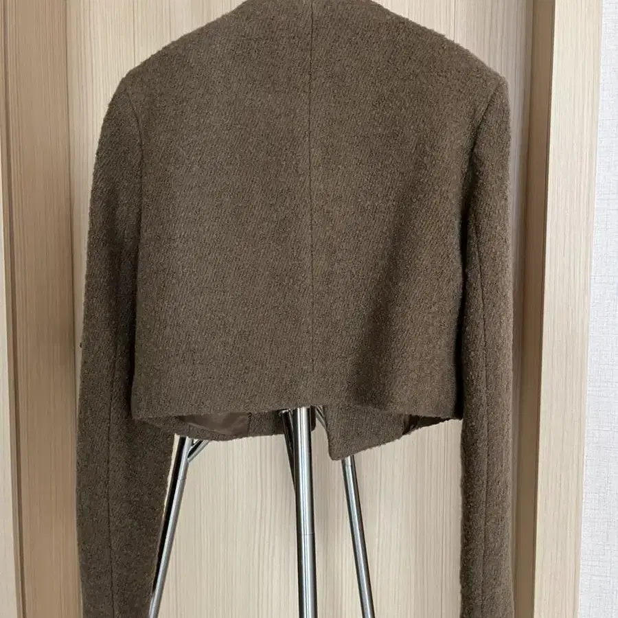 아르카익 crop tweed jacket