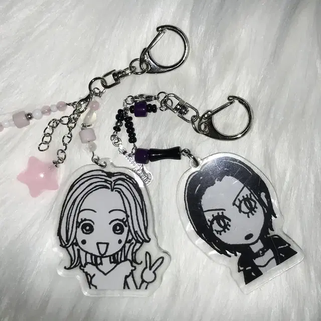 Vintage NANA Keyring 빈티지 나나 만화 애니 키링