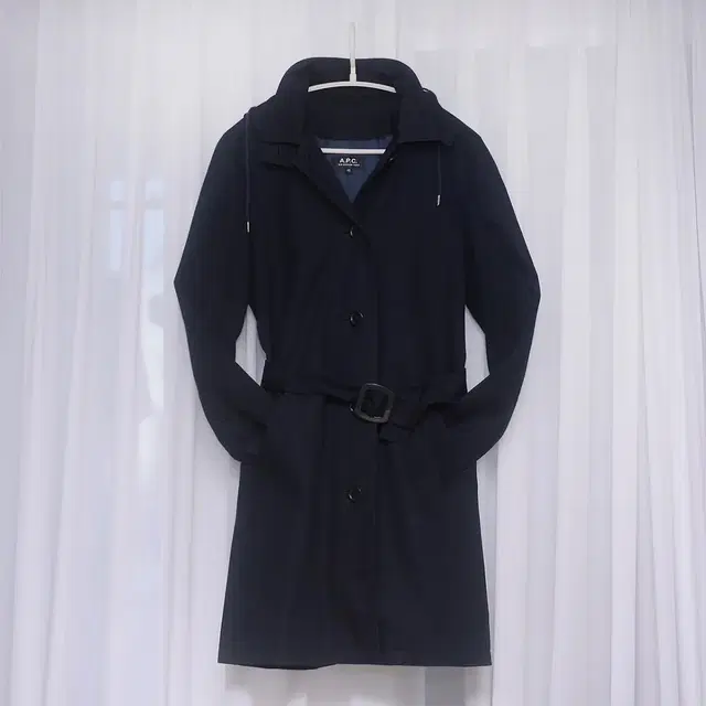 아페쎄 (A.P.C) 투웨이 후디드 트렌치코트 (XS / 44-55)