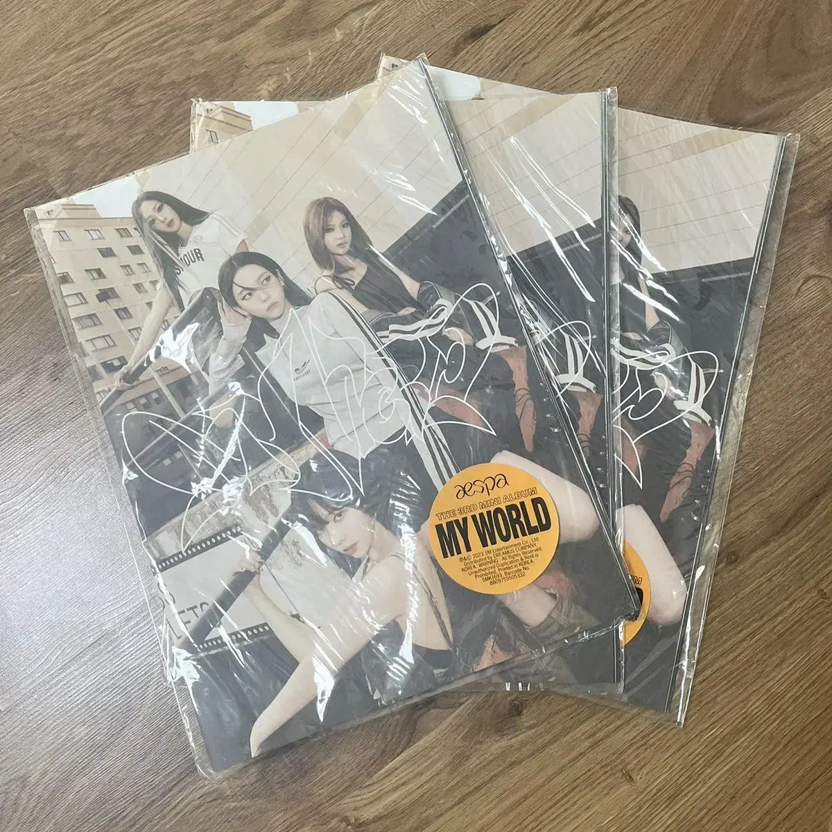 [sold] aespa My World Tabloid version sealed Album