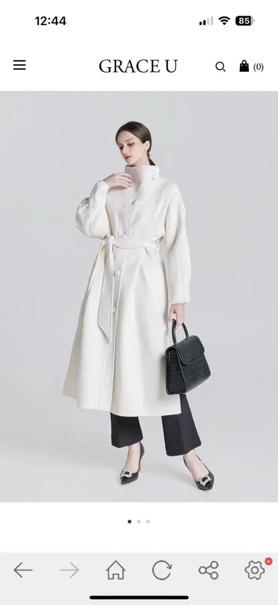 그레이스유 Lina Oversize Fit Handmade Coat (I