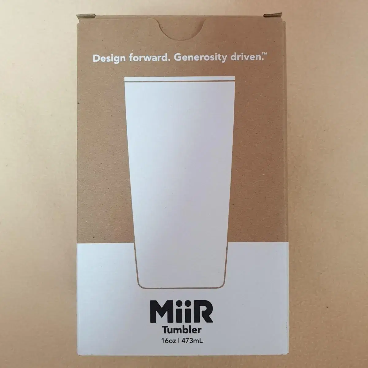 MIR 미르 슬라이드 뚜껑 텀블러 16oz 새상품