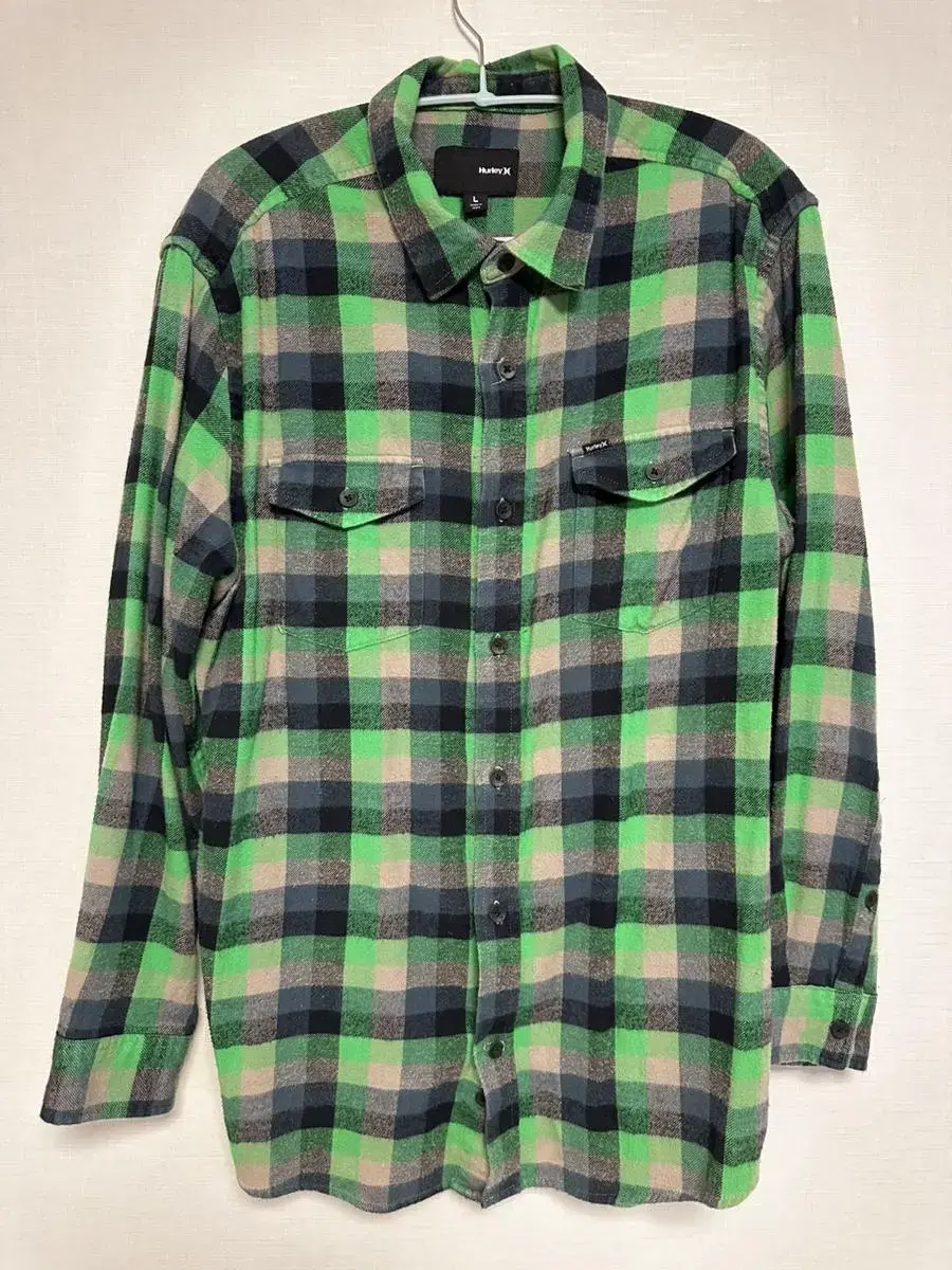 Hurley hurley check shirt L