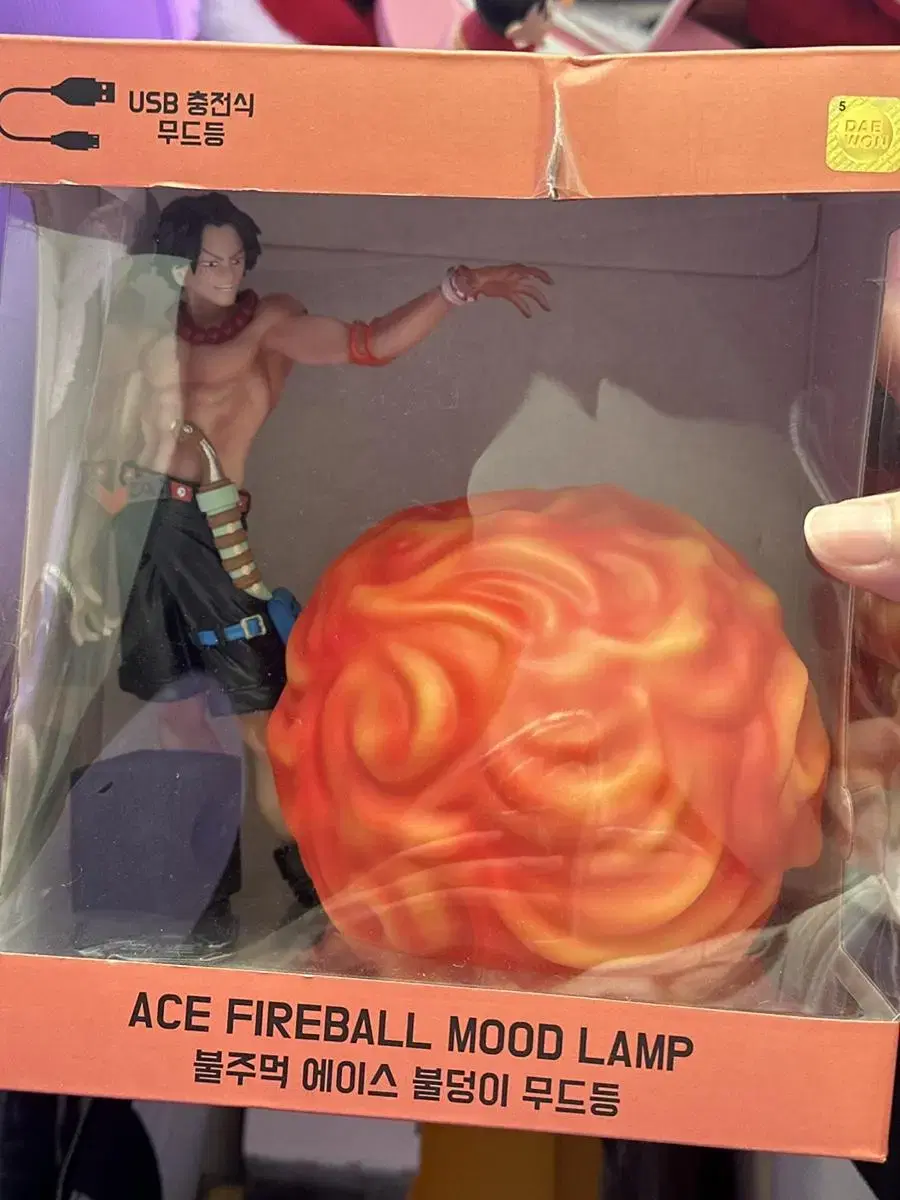 ONEPIECE Ace Fireball Mood Lamp