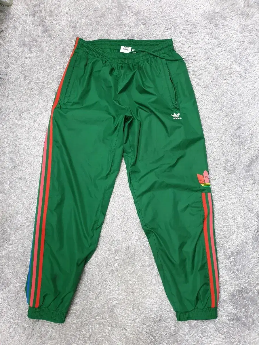 Adidas Pants 3D Trefoil Woven Track Jogger Pants Green 2XL