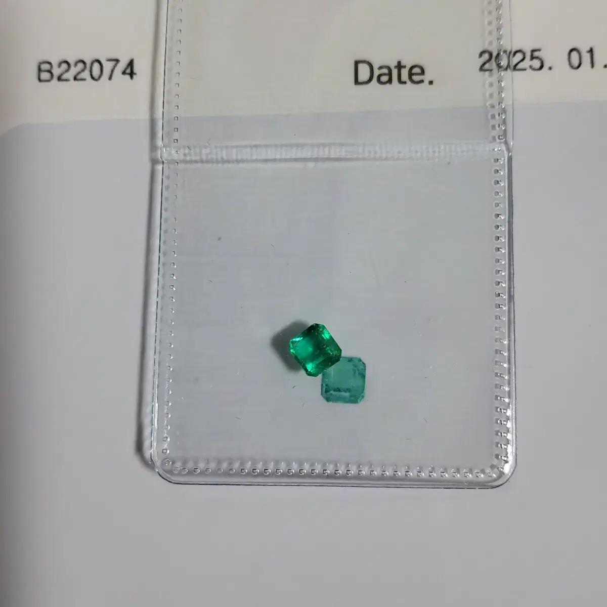 콜롬비아산 에메랄드 나석 0.4ct