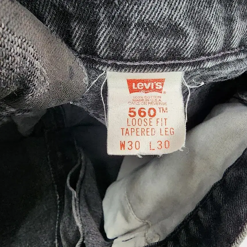 [30X30] LEVIS 리바이스 560 오렌지탭 90S USA