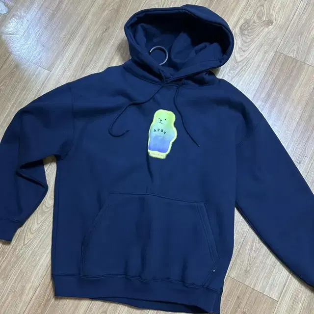 어피스오브케이크 Mistic Bear Hoodie 네이비 S