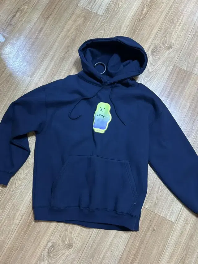 어피스오브케이크 Mistic Bear Hoodie 네이비 S