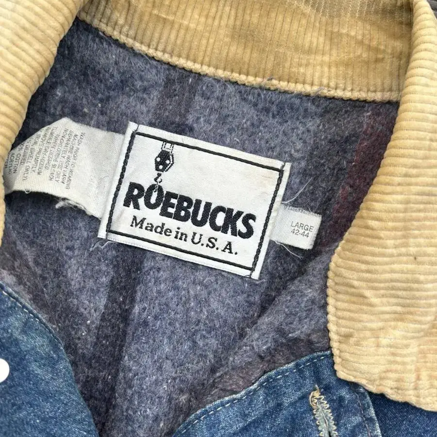 빈티지 roebucks 커버올XL