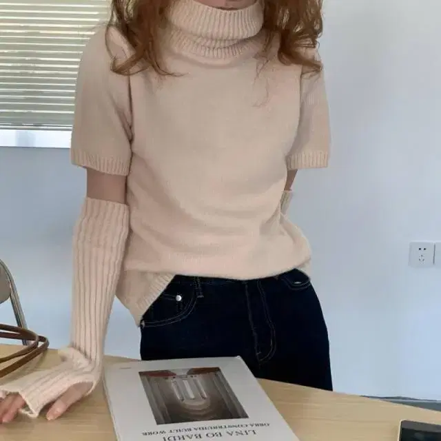 Warm turtleneck knit