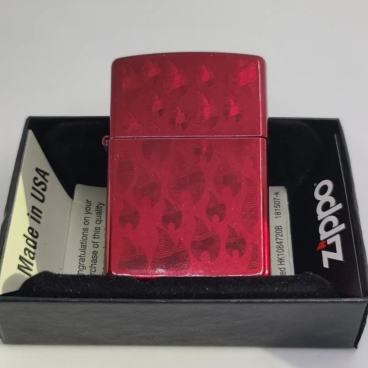 미개봉 정품 29824 ICED ZIPPO FLAME 새 지포라이터