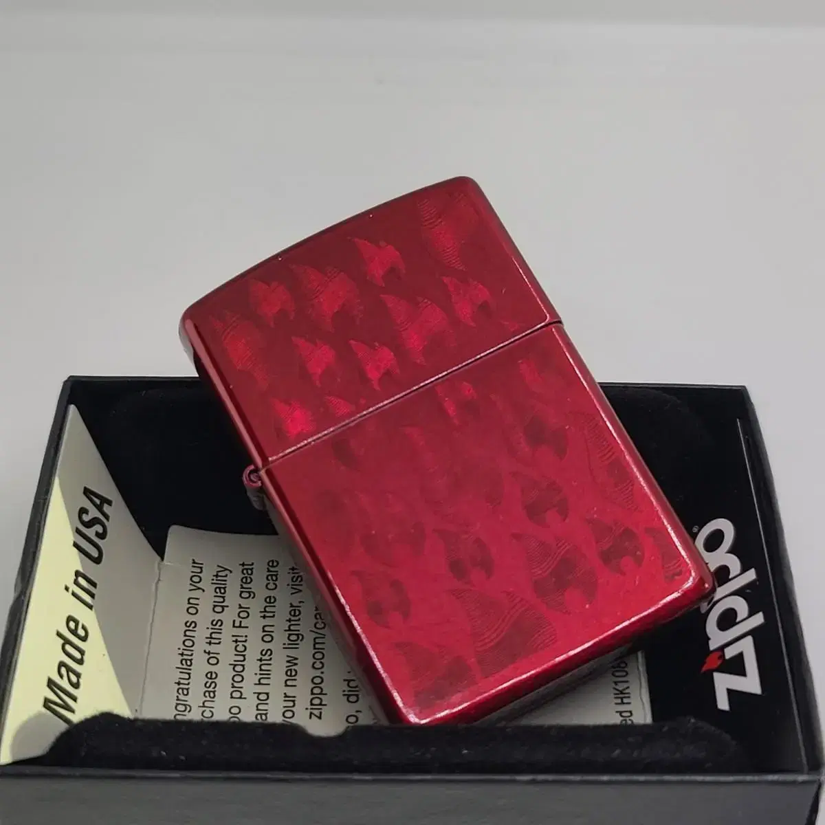 미개봉 정품 29824 ICED ZIPPO FLAME 새 지포라이터