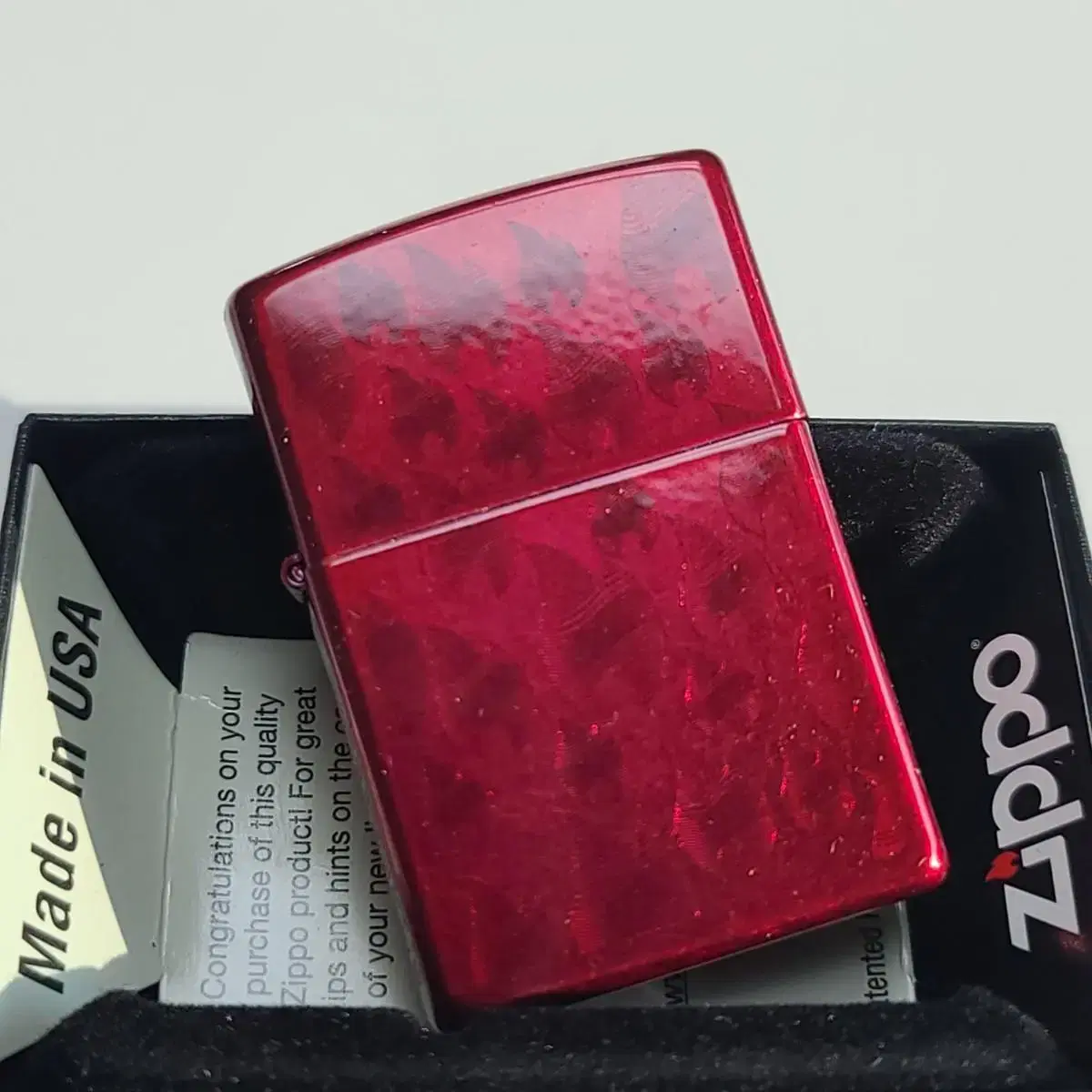 미개봉 정품 29824 ICED ZIPPO FLAME 새 지포라이터