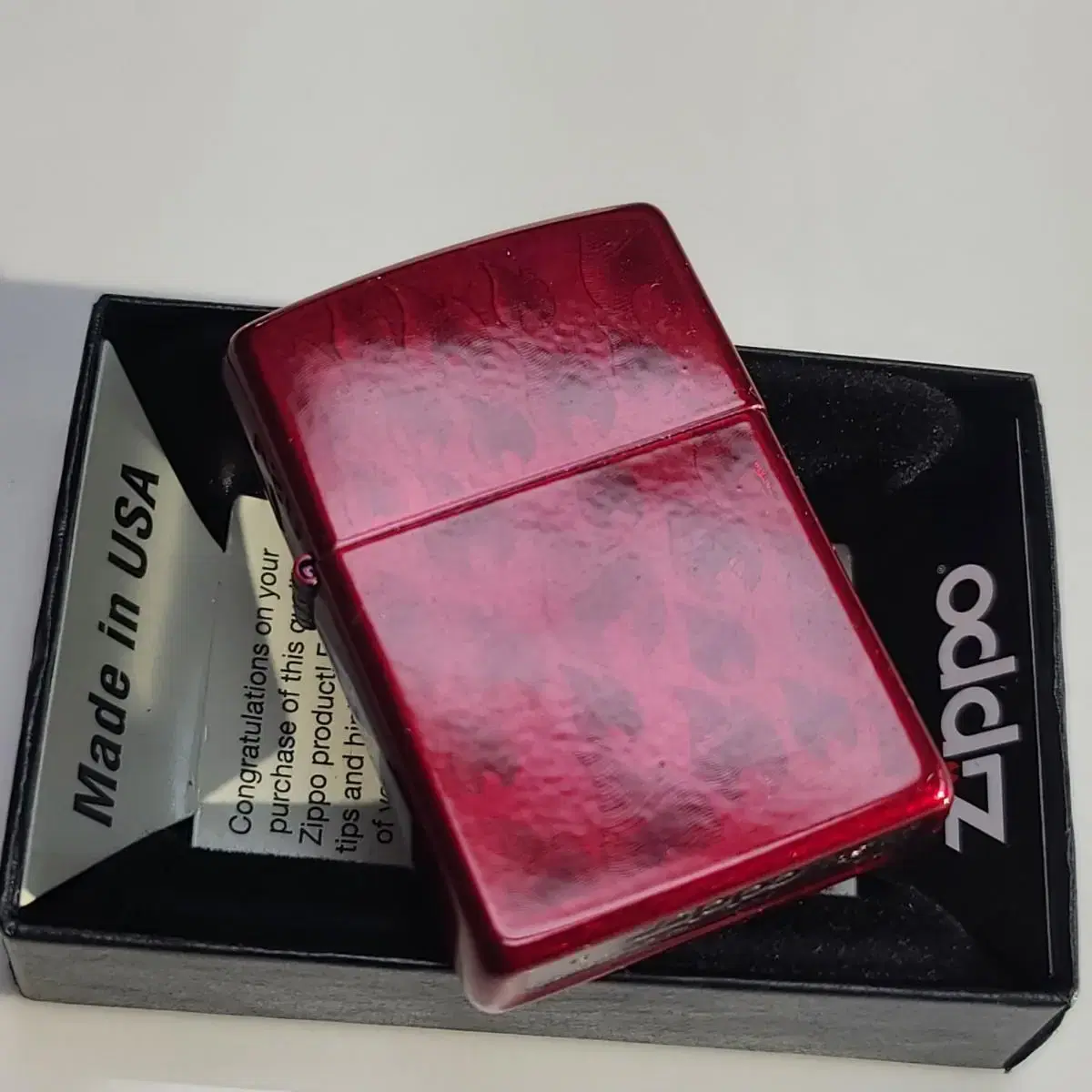 미개봉 정품 29824 ICED ZIPPO FLAME 새 지포라이터