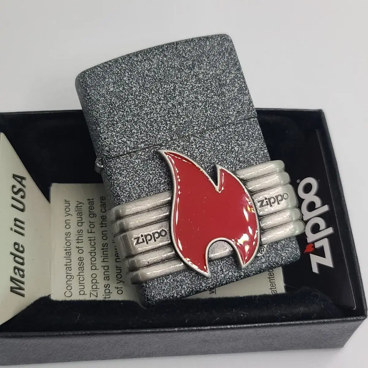 미개봉 정품 29663 ZIPPO RED VIN WRAP 지포라이터