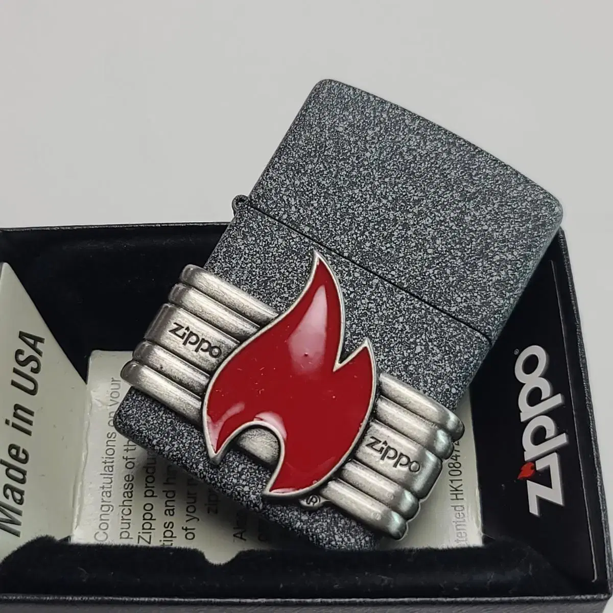 미개봉 정품 29663 ZIPPO RED VIN WRAP 지포라이터