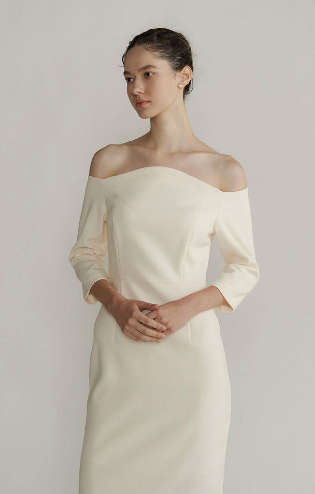 Lucirzu Off the shoulder dress 루시르주 원피스