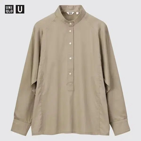 uniqlo u 우먼 풀오버 셔츠 긴팔 유니클로u