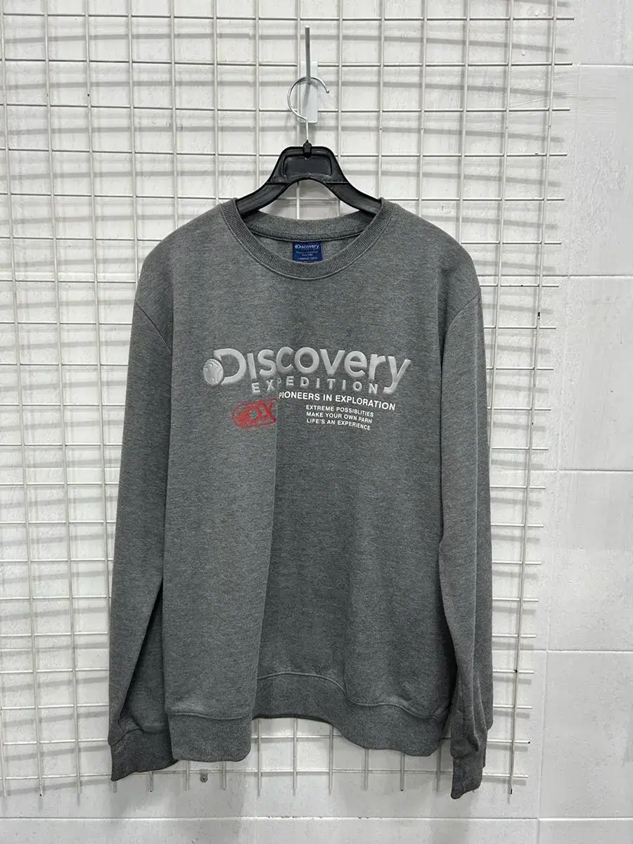 [Discovery] Men's Logo Man-to-Man XL 105