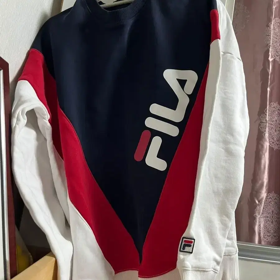 FILA 져지 맨투맨 팔아요