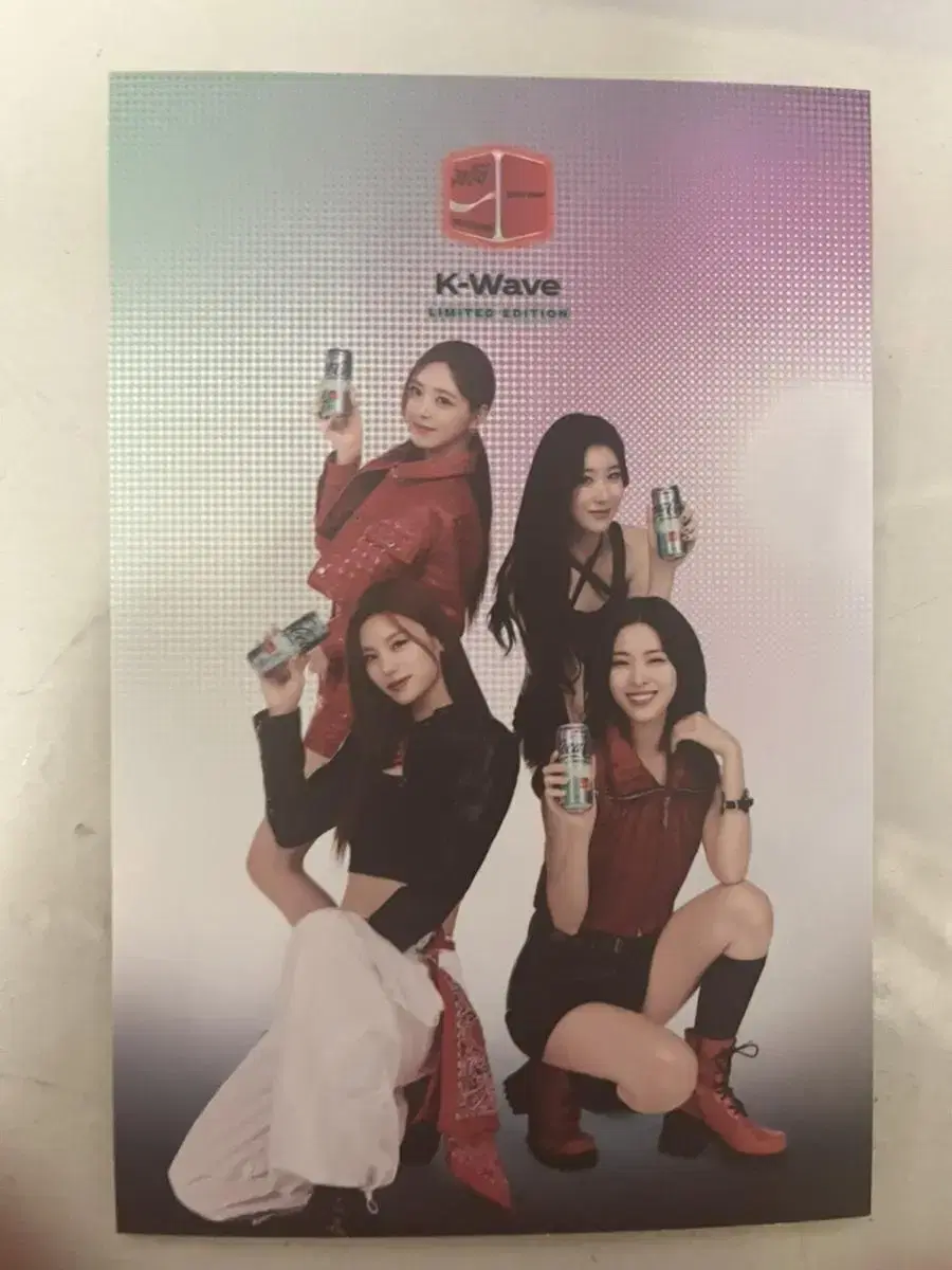 Coca-Cola Korean Wave Itzy Postcard