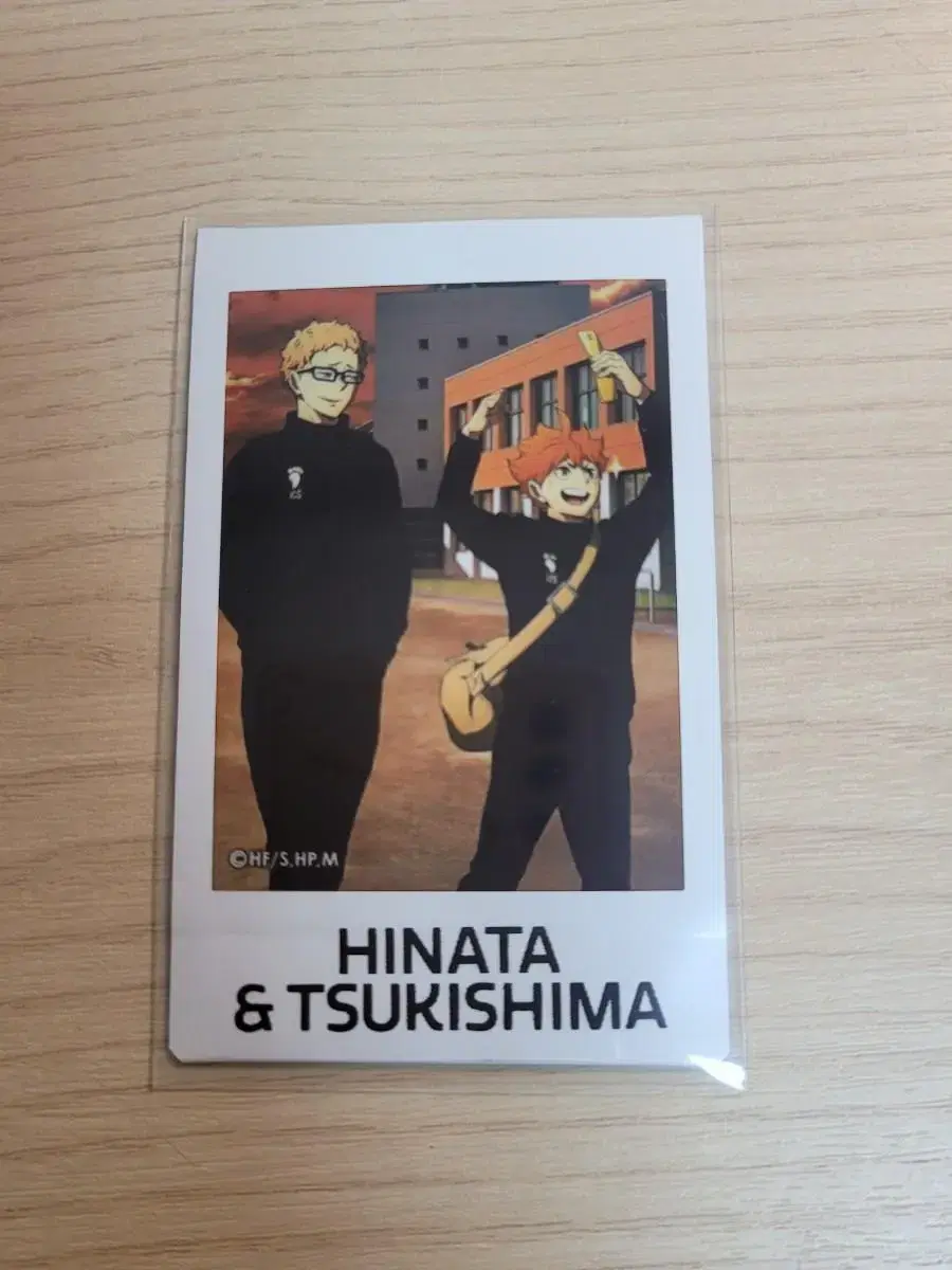 Haikyuu Snapshot polaroid photocard Hinata Tsukishima