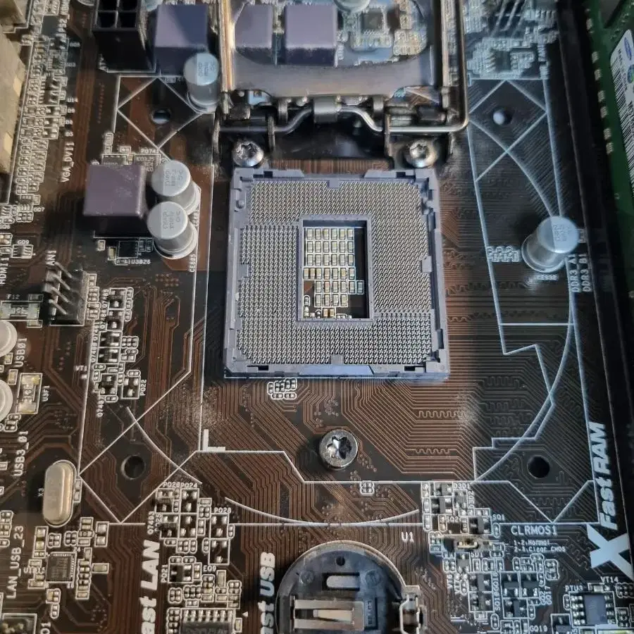 b85m 보드 2개(내용 필독) ddr3, 4세대