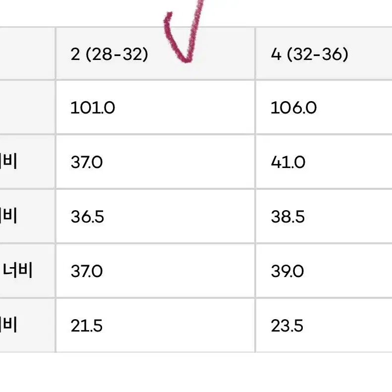 데밀 인디고 데님 팬츠 2사이즈