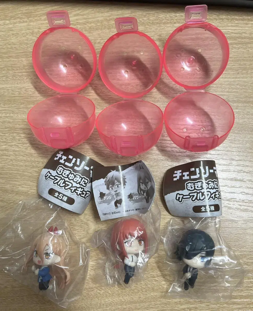 Unsealed) Chainsaw Man Mugyu Mini Cable Figures Gacha Acrylic