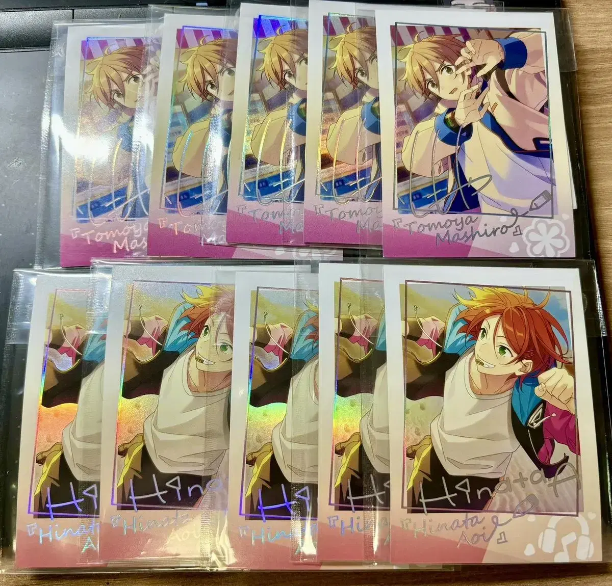 Angsta Tomoya / hinata polaroid 5 sheets in bulk