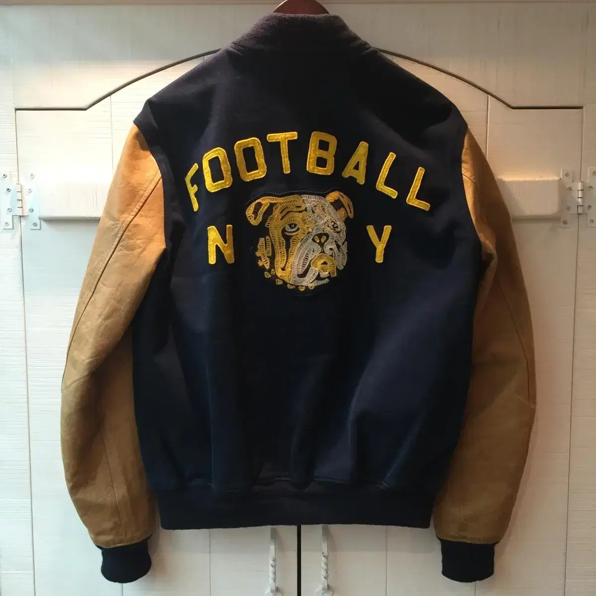 Polo Davidson / Polo Bulldog Varsity Jacket Large