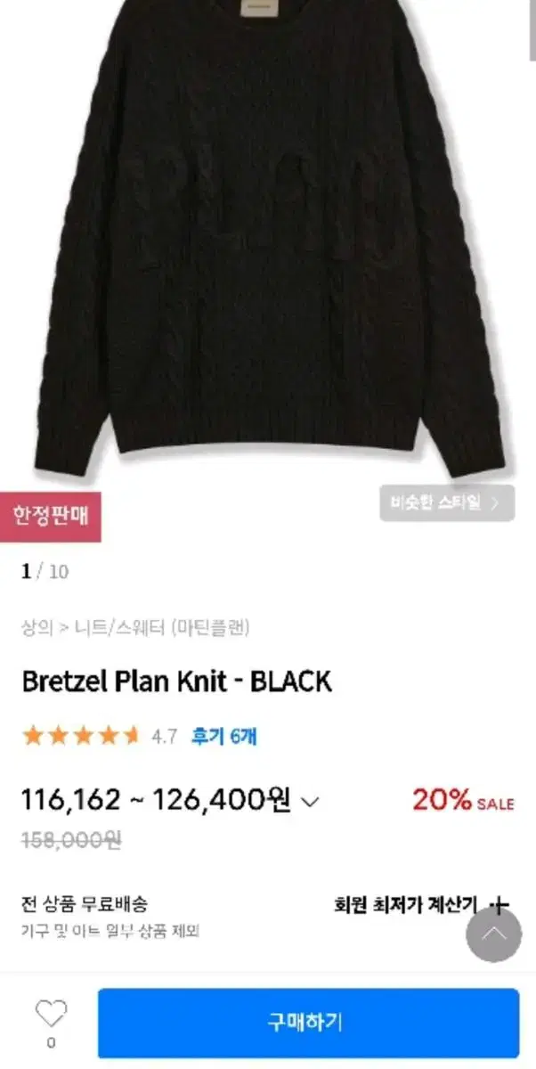 Martin Black Knit Black M