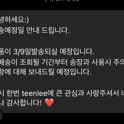 틴리 페블리본 아이폰11 케이스 (새상품)