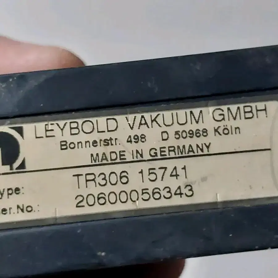 Leybold TR 306 써모백 진공 게이지