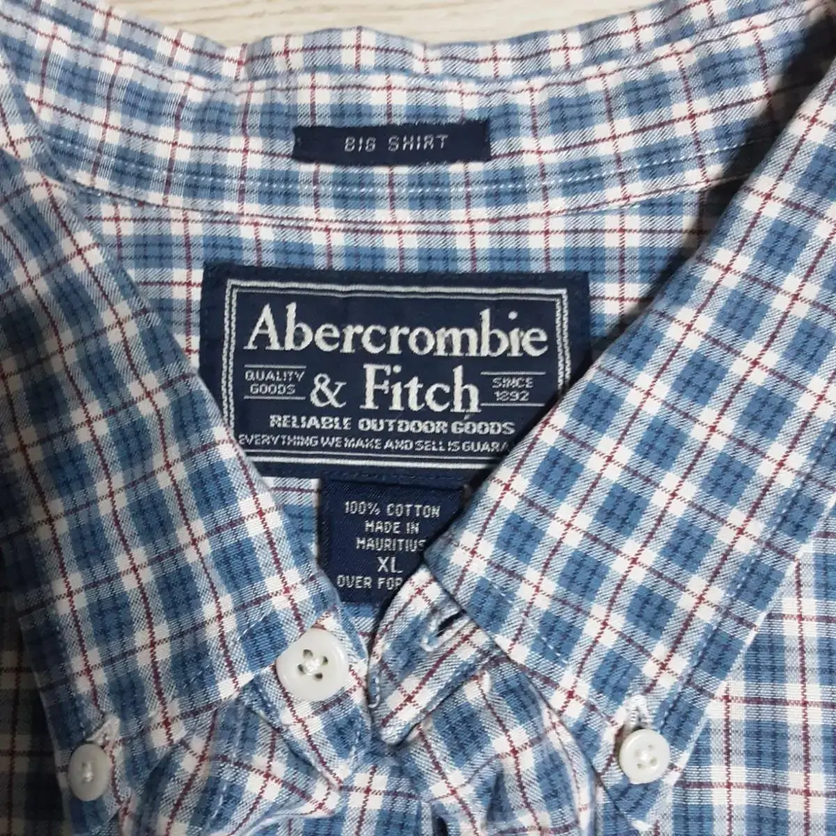 아베크롬비 (Abercrombie & Fitch) 체크셔츠 130~140