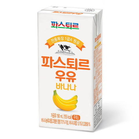 무료배송-파스퇴르 바나나우유 190mL 24팩