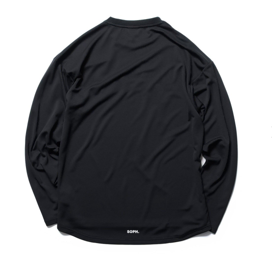 [XL] F.C.R.B. L/S TOP TOUR TEE BLACK